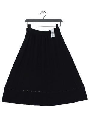 Ba&sh Damen Maxirock UK 8 schwarz Polyester mit Baumwolle lang Maxi