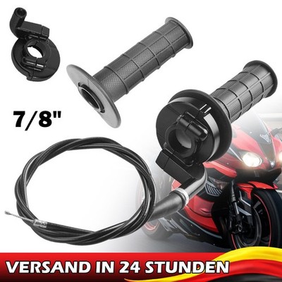 Twist Throttle Handle Grip + Cable Set for 22mm - 50 150 250cc Dirt Pit Bike ATV