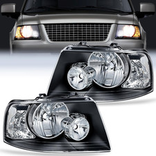 Headlight Assembly Compatible with 2003 2004 2005 2006 Ford Expedition Headlamps
