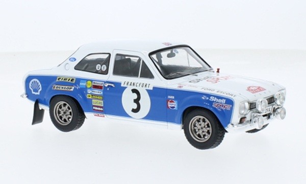 IXO 1/24 Ford Escort MK I RS 1600 Rally Monte Ca Finished Model Car