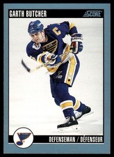 1992-93 Score !!! Garth Butcher St. Louis Blues #65