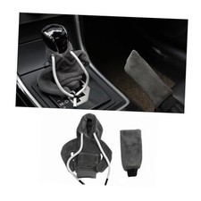 Car Gear Shift Hoodie  Handle Cover, Fashionable Vehicle Handbrake Gear Gray