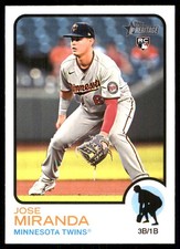 Jose Miranda 2022 Topps Heritage #503 Twins MLB READ FREE SHIPPING AutographDen