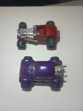 Vintage Pair Of 1970 TONKA Totes 1932 Ford Red T Bucket & Purple VW Beetle .
