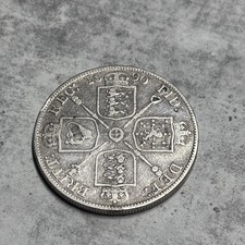 Victoria 1890, Double Florin , nice detail.  #244