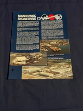 Manitowoc Engineering Co Form 1-8436 Dealer Sales Brochure
