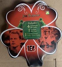 2025 Donruss And Optic JOE BURROW Lucky Clover Tin Sealed NEW FACTORY SEALED 