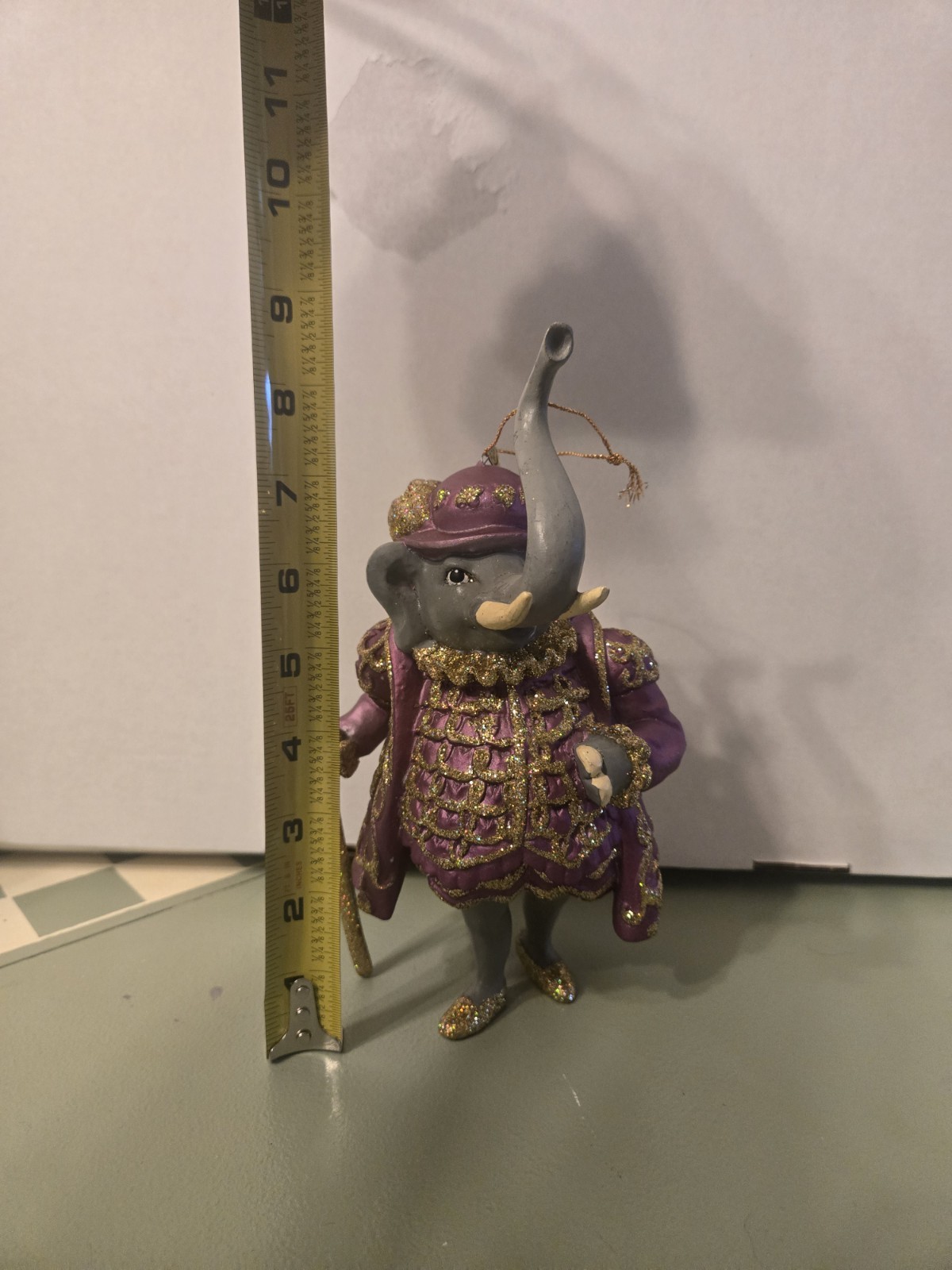 VTG Elephant Christmas Ornament Katherine’s Collection Regency