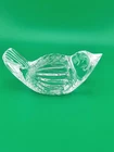Vintage Waterford Crystal Bird Wren Sparrow Figurine Paperweight Made in Ireland