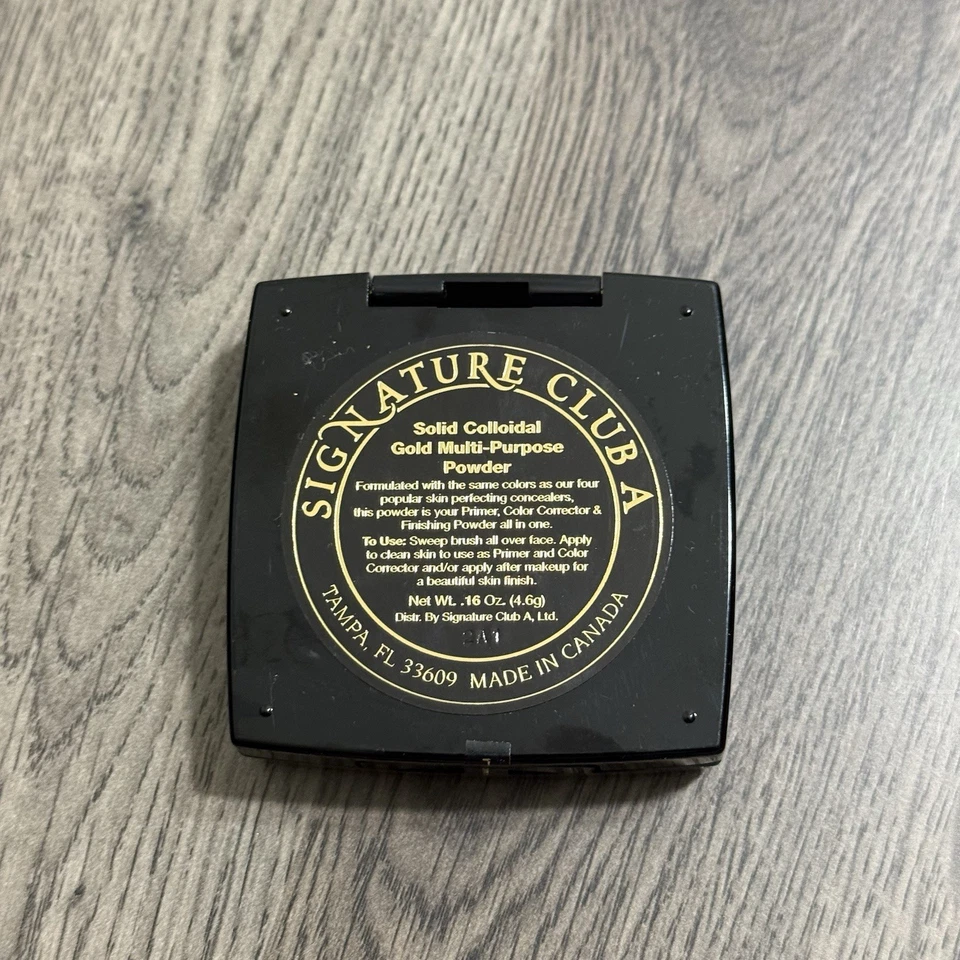 signature club a solid colloidal gold multi purpose powder 0.16 Oz New - Image 2 of 4