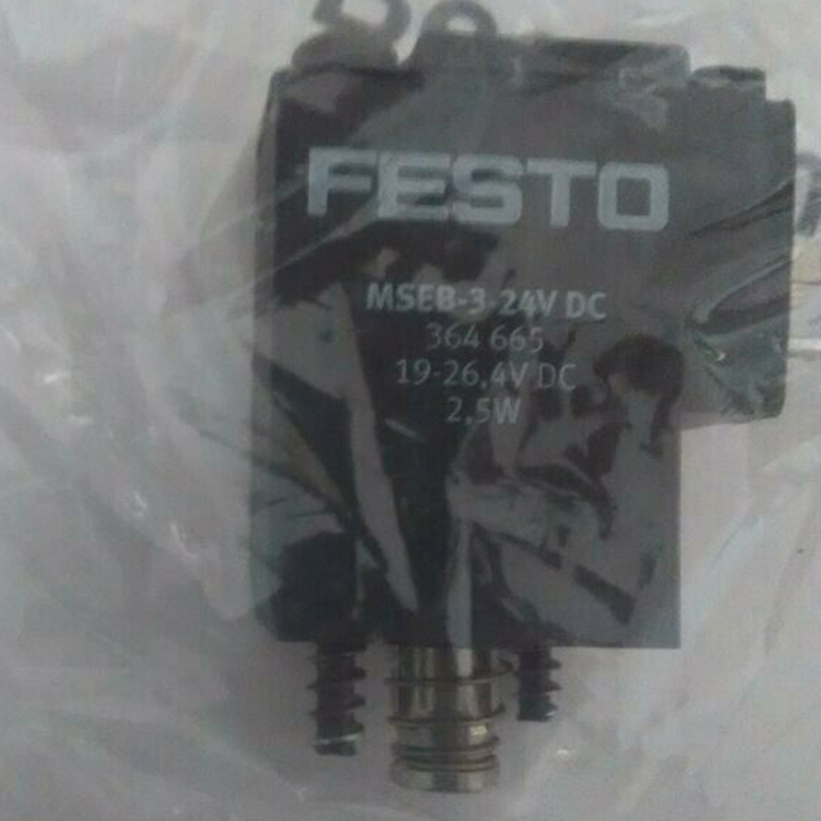 one NEW Festo 364665 Coil MSEB-3-24V DC free shipping