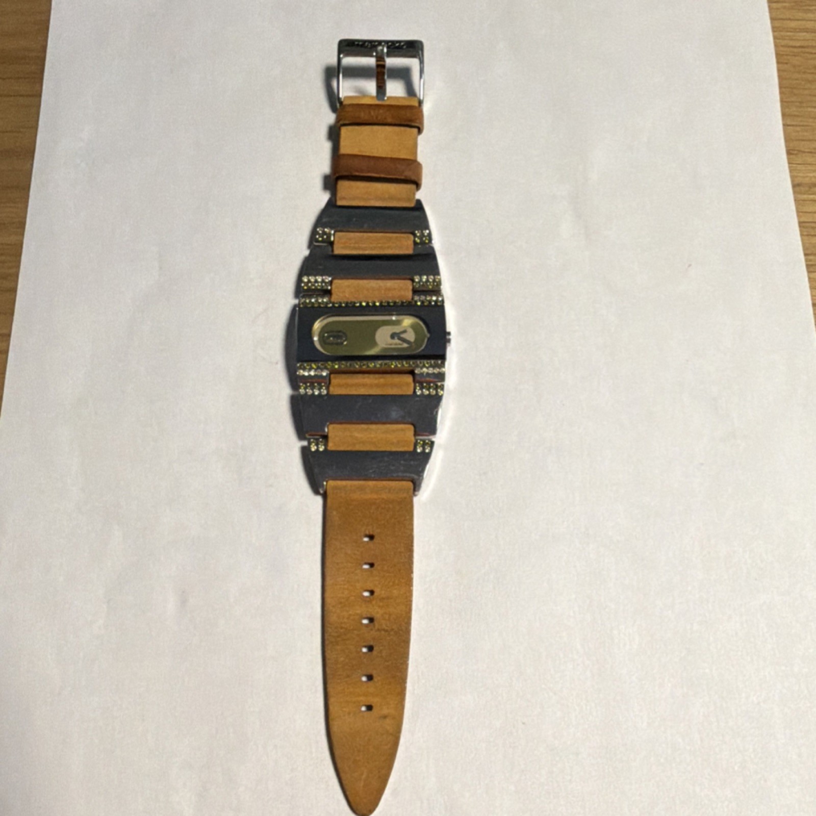 Marc Ecko NON-STOP Rectangle Analog Wristwatch Br… - image 1