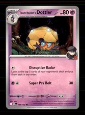 Team Rocket's Dottler 088/182 Common Destined Rivals Pokemon Near Mint