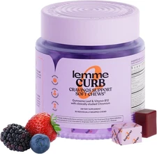 Lemme Curb Cravings Soft Chews Mixed Berry Appetite Control Metabolism Support