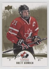 2016 Upper Deck Team Canada Juniors Men's Team Gold Brett Howden #59 0d7y