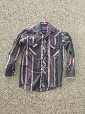 Vintage Wrangler Pearl Snap Shirt X- Western Cowboy Cut Men Sz Medium