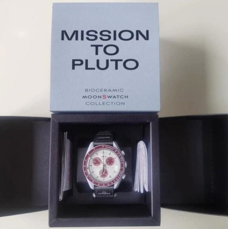 New OMEGA x Swatch MoonSwatch Mission to PLUTO Moon Watch -With