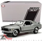 ACME A1801893 1:18 1970 FORD MUSTANG BOSS 302 SPECIAL ORDER LIGHT SILVER