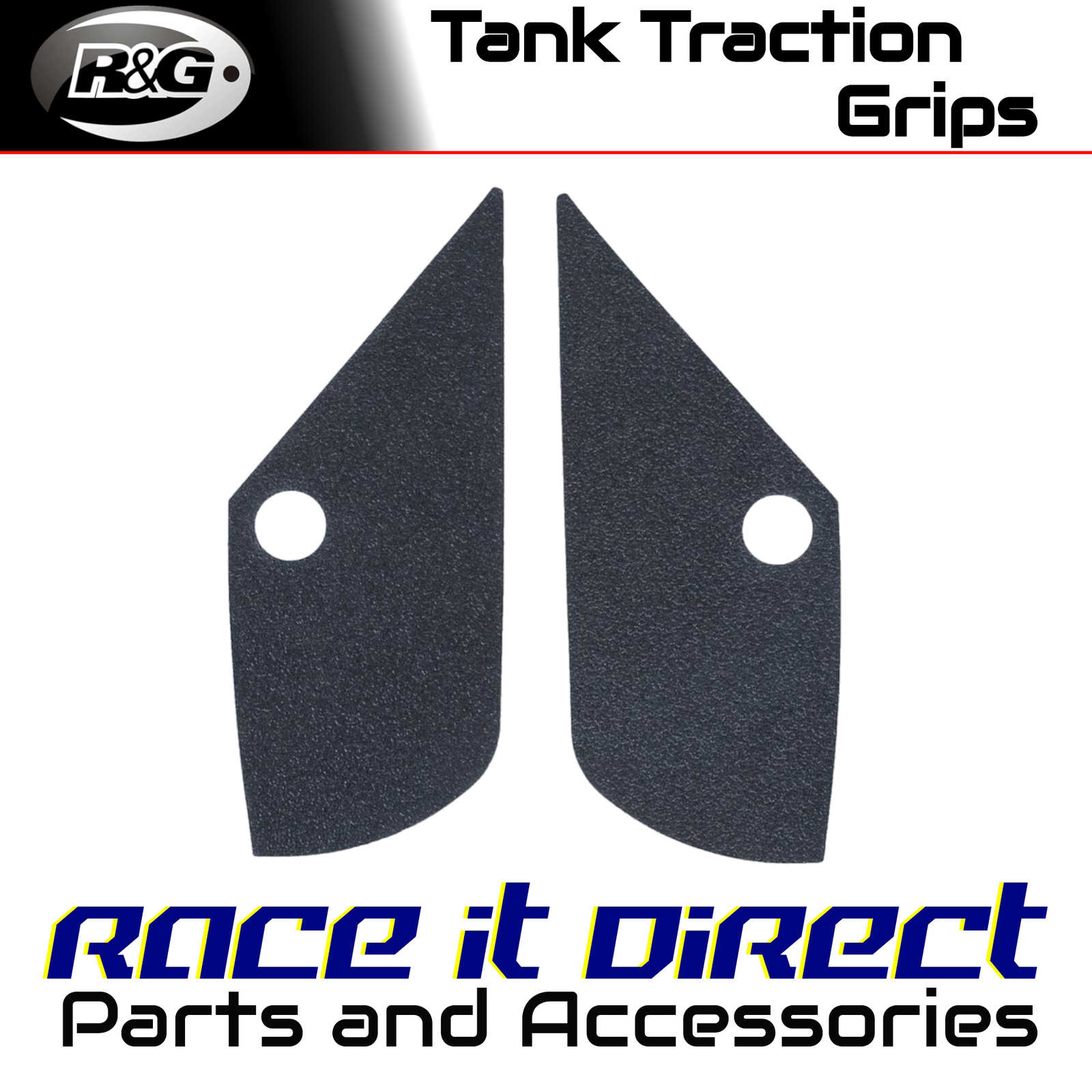 Tank Traction Grips for Triumph Sprint GT 2010-2018 Clear R&G