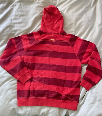 NEW LRG Friday the 47th Hoodie Red Striped Removable Mask Zip Up