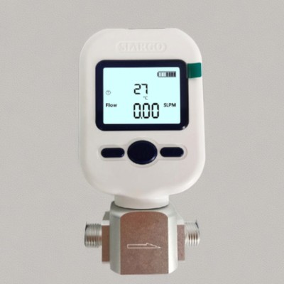 Gas Flow Meter Mass Gas Digital Air Nitrogen Oxygen Flowmeter Tester 0-20 L/Min