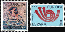 Spain #Mi2020-Mi2021 MNH 1973 Europa CEPT Roman Mosaic [1752-1753]