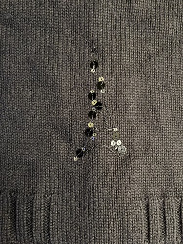 NWOT Jacadi 4/5y Toddler girls sweater wool/ acrylic dark gray ~PARIS~ reg. $65 - Picture 4 of 8