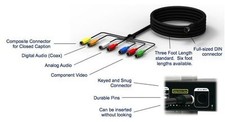 Cable compuesto/componente AV ZeeVee Zv709-6 para serie ZvPro - 6 pies
