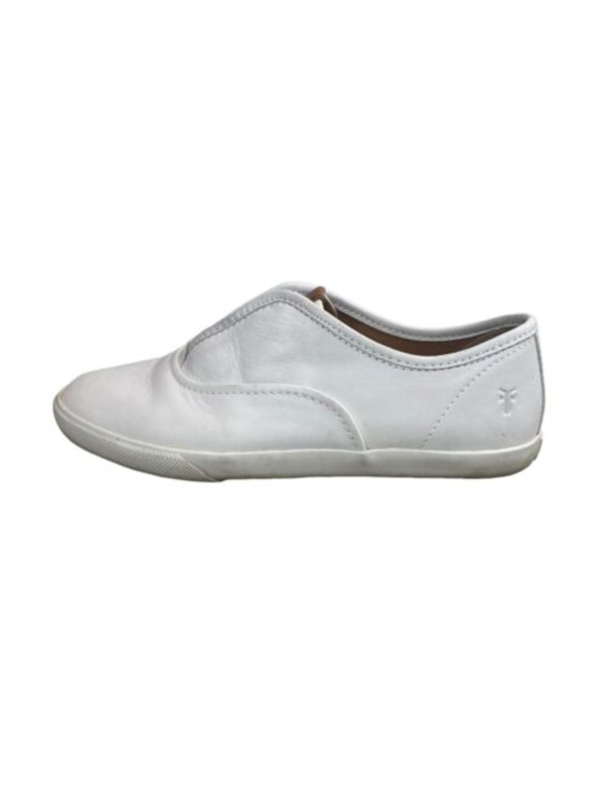 FRYE Женские белые кроссовки с тиснением логотипа Maya Round Toe Slip On Sneakers 11 M 15990₽