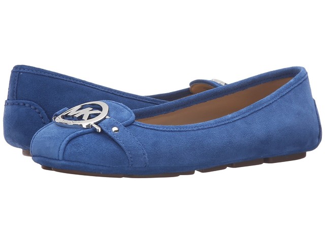 michael kors flats blue