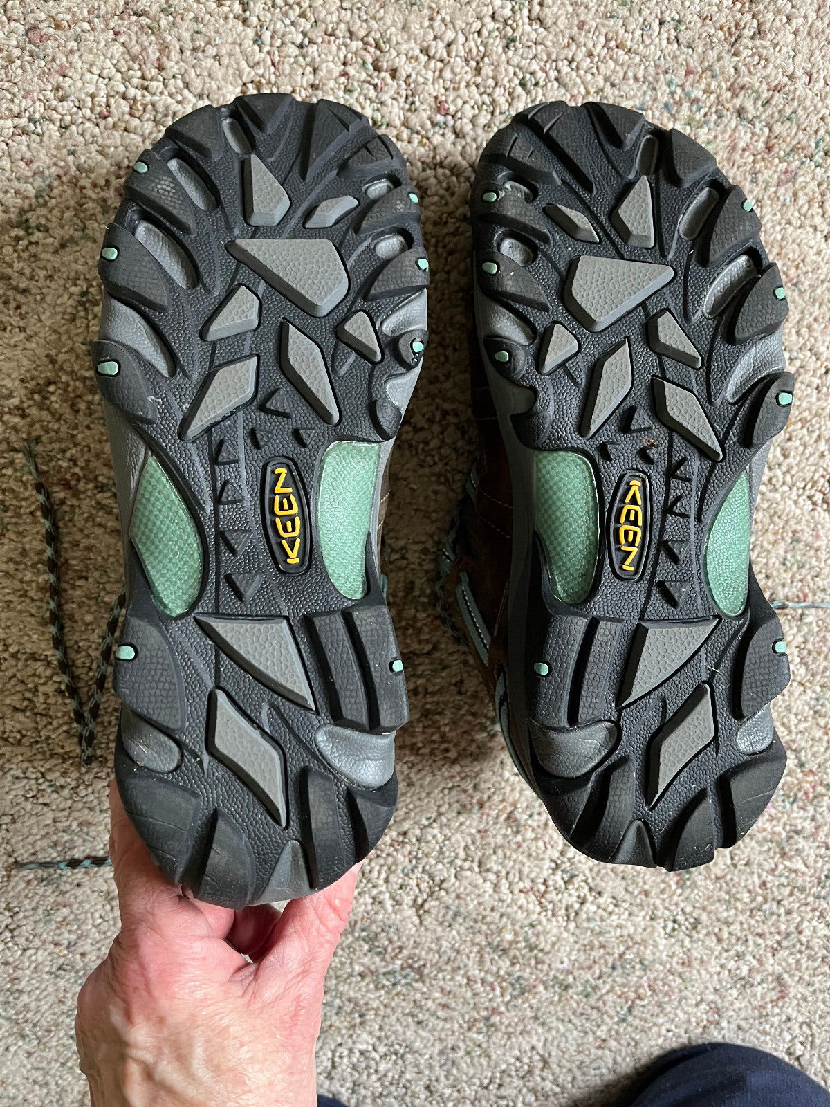 Sneakers basse da trekking donna Keen Targhee II taglia 10 pelle impermeabili nuove senza scatola