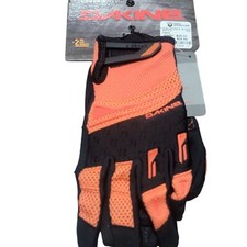 Dakine Womens Large Cross-X Gloves Black Orange Durable Comfortable