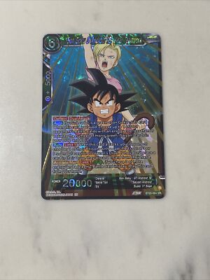 Dragon Ball Super Goku & Android 18 Vital Teamwork Super Rare NM Ships Same Day!