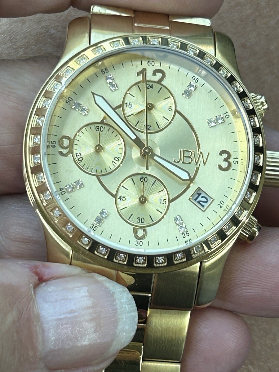 JBW Gold Novella Watch with New Battery J6252C. 18k Gold