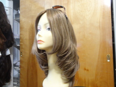 Malky European Sheitel Multidirectional  Hair  Wig Light Brown& Highlight 14/8 