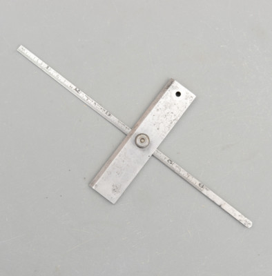 Vintage Moore & Wright 6'' Tiefenmesser Lineal Nr. 40 Messwerkzeug