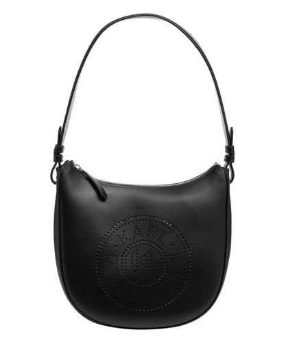 KARL LAGERFELD RAFFIA TOTE - Borsa a mano - black/nero