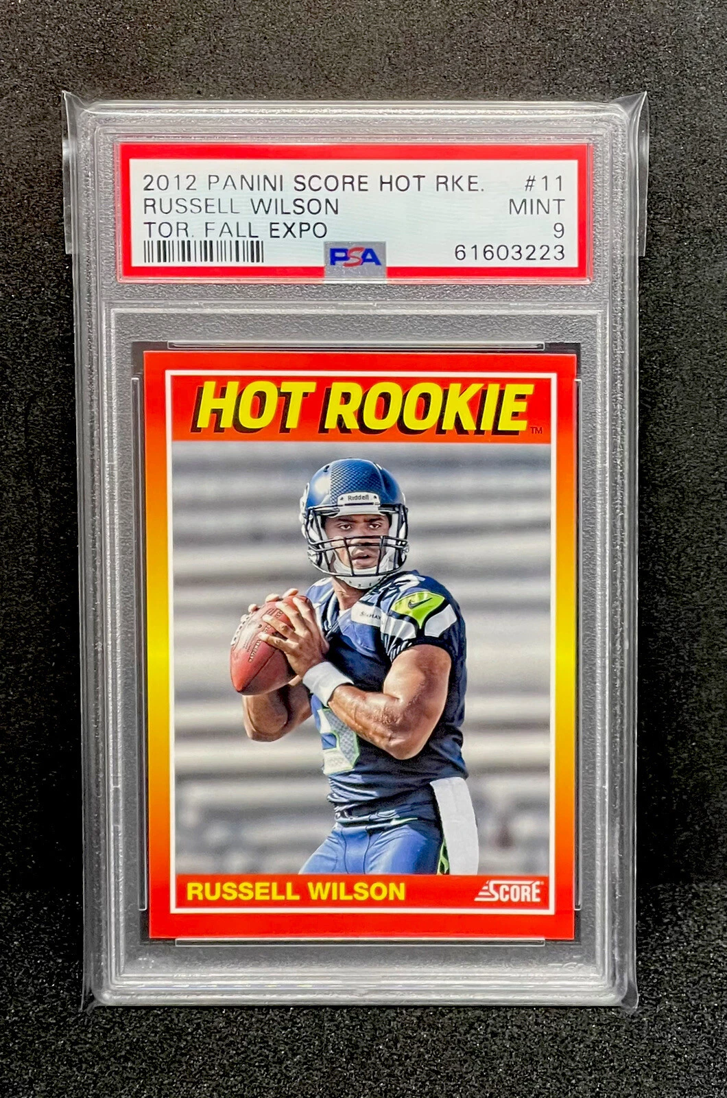 Russell Wilson Panini Score Hot Rookies Toronto Fall Expo #11 Base