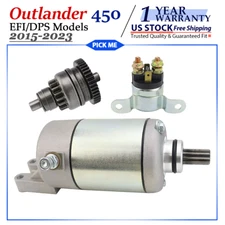 Starter Motor for Can-Am Bombardier Outlander 450 EFI 2015-2023 W/Bendix & Relay