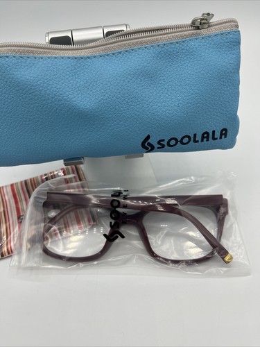 SOOLALA Women’s Reading Glasses +1.50 Red. Free Ship - Picture 3 of 3