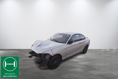BMW 2 Series 14-20 F22 Coupe Passenger Door Glass Green Tint 
