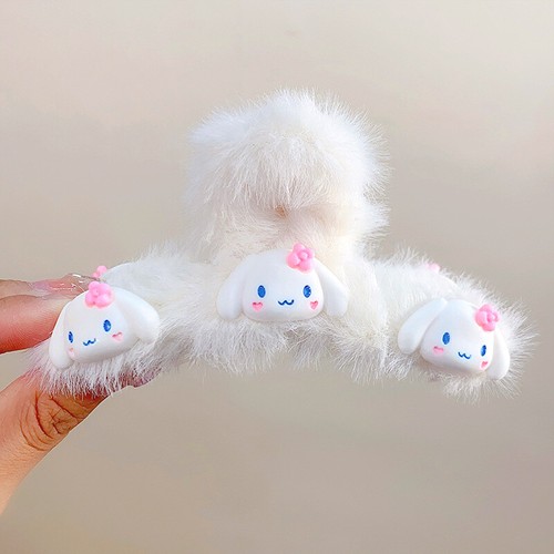 Hello Kitty Hair Clip My Melody Claw Clip Plush Grab Clip Girls Hair Shark Clip eBay