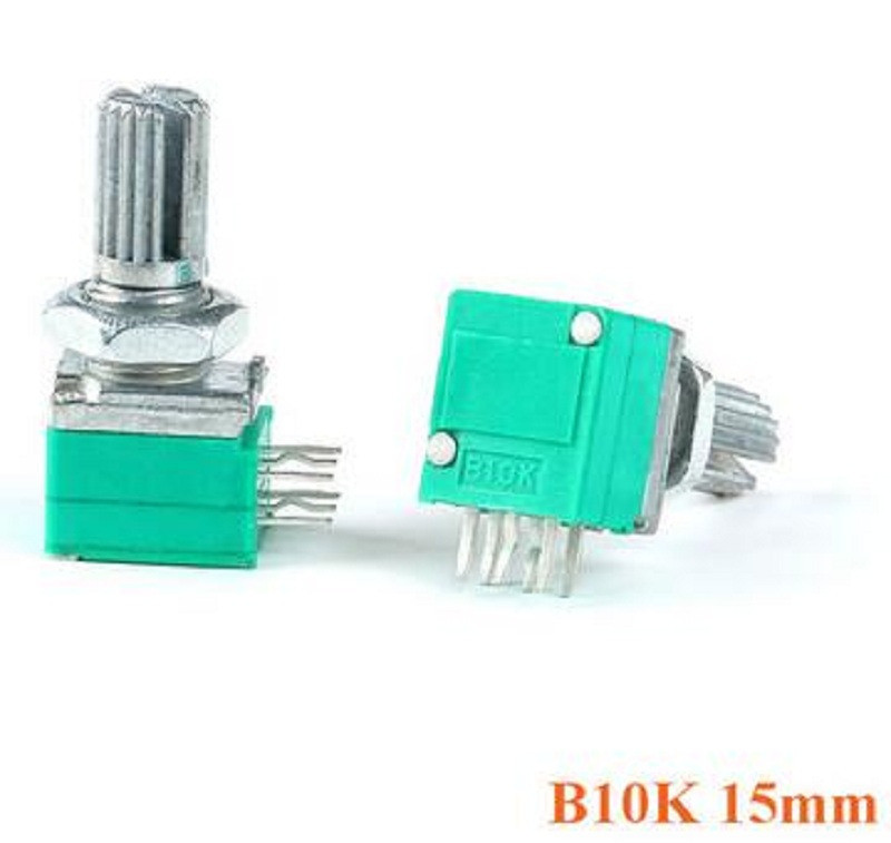 B10k Rk097g Amplificateur Audio Scellé Double Potentiomètre 15mm Arbre 6 Broches - Foto 5