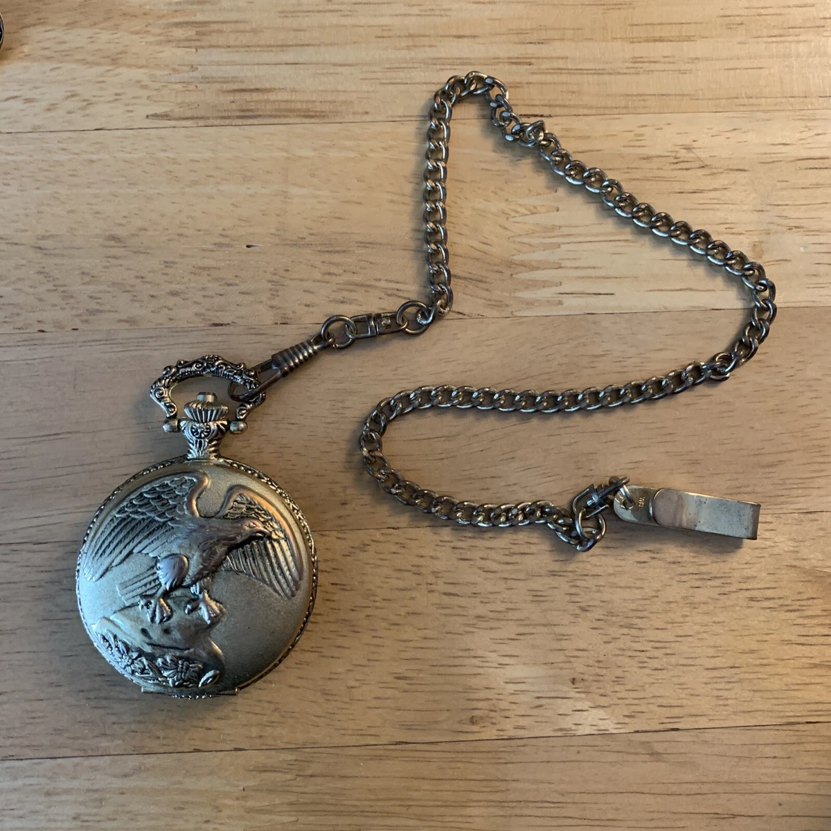 Watch it quartz pocket watch eagle hot sale