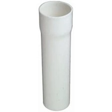 Kitchen Drain Solvent Weld Extension Tube, Plastic, 1.5-In. O.D. x 8-In.