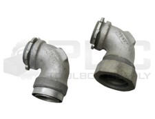 LOT OF 2 NEW APPLETON 1 1/2ST 90 DEG ELBOW FITTING 1-1/2"