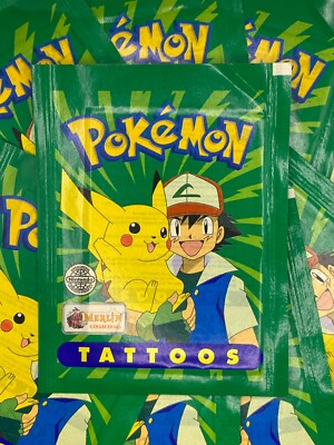Pokemon Merlin/Topps Tattoos (2000) - Singles/Einzel - Choose from 1-20