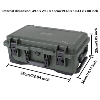 22 inch Large Trolley Hard Case Travel Flight Toolbox Protective