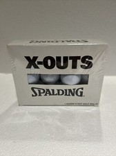 Spalding X-Outs 1 Dozen Golf Balls - Made in the USA - Brand New