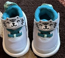 Nike Team Hustle D 10 Wolf Grey/Dark Teal Baby Boy's Shoes Size 2C NEW